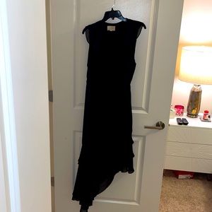 Gorgeous asymmetrical black dress!